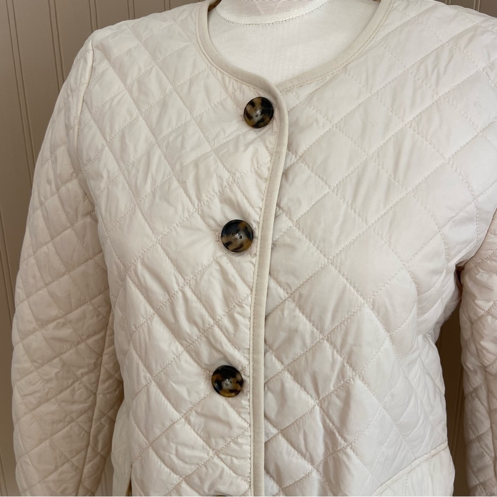 J. Crew Signature Quilted Puffer Lightweight Super Warm Women’s Size 10 - Picture 2 of 7